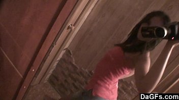 Dagfs - Hot Brunette Teen Shows Her Pussy